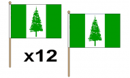 Norfolk Island Hand Flags